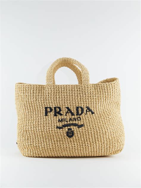 prada raffia tote bag replica|Prada large raffia tote.